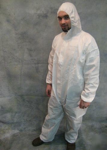 Disposable protective coveralls spray foam suits rigs