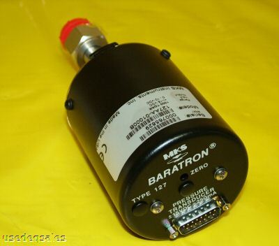 Mks baratron 127AA-01000B 1000 torr pressure transducer