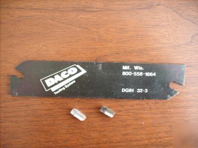 New daco cut-off blade with 2 boxes of inserts