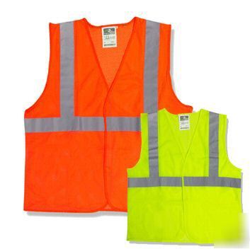 2X-large class ii mesh traffic safety vest