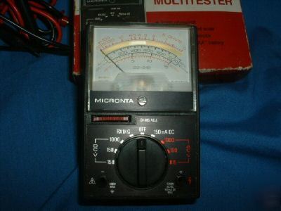 Micronta 22-212 2000 ohms/volt ac/dc multitester