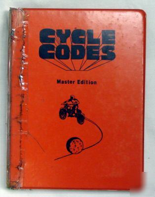 Motor cycle codes master edition - locksmith code book