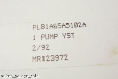 Ambac 1 cyl injection pump onan dja 147-0180 147-0824 