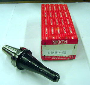 New 1 pc nikken BT35 - we 1/4-120 endmill holder