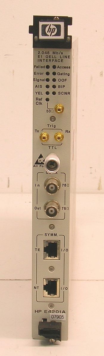 Hp - agilent - E4201A 2.048 mb/s (E1) line interface