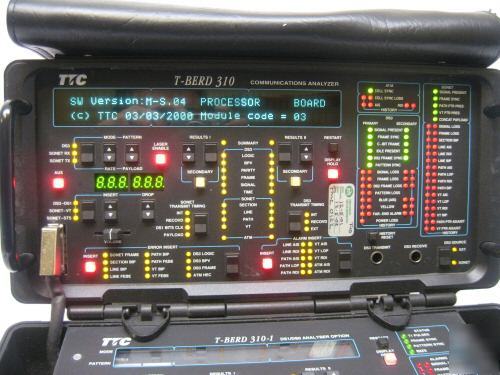 Acterna t-berd 310 carrier analyzer ttc communications