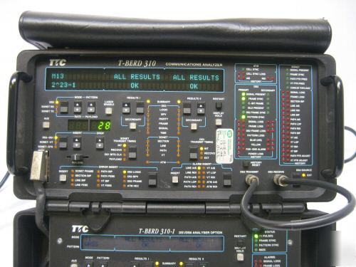 Acterna t-berd 310 carrier analyzer ttc communications