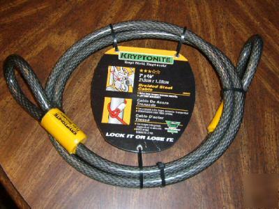 New 1 ingersoll rand kryptonite braided steel cable 