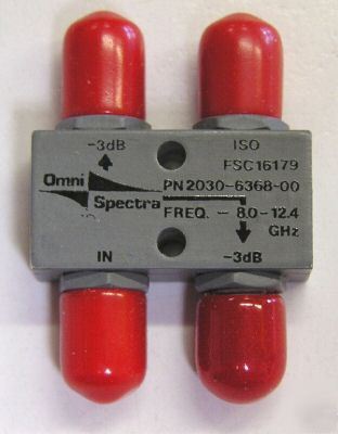 Omni-spectra 3 db 90Â° non-crossover hybrid coupler