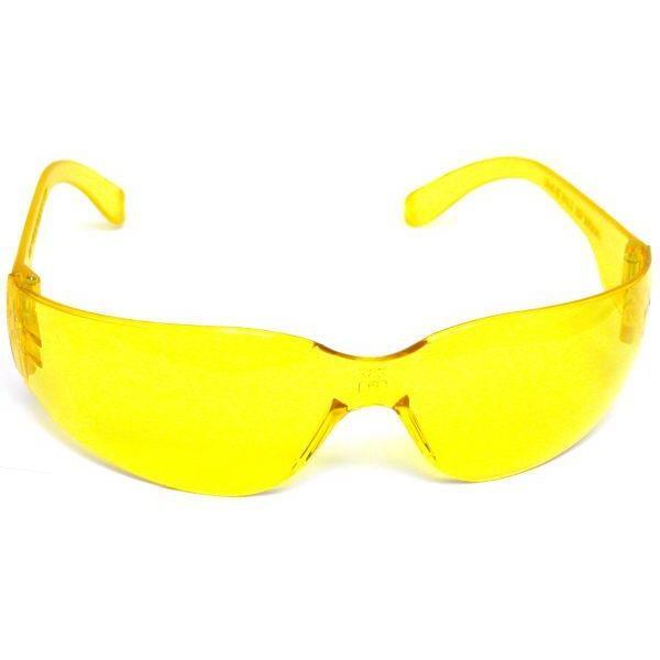 Safety glasses yellow eye protection shooting aviator