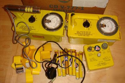 Victoreen cd v-717 geiger counter radiological meter #1