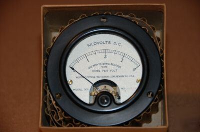 Weston 301 panel meter 0 - 4 kv dc