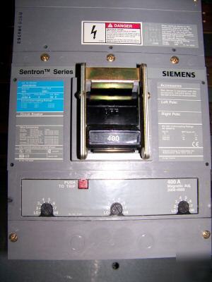 New siemens JXD63B400 3POLE 400AMP 600V circuit breaker 