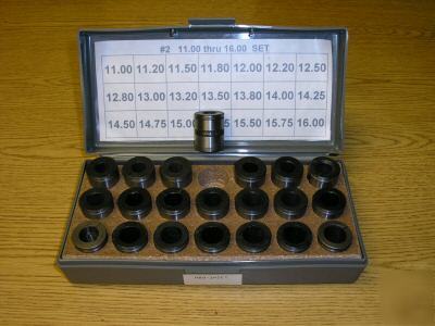 Somma drill bushing set 11.0-16.0MM, #2 bushing 