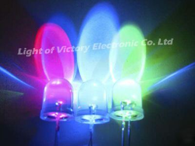 30P 10MM multi colour fast flashing led lamp 15KMCD fr