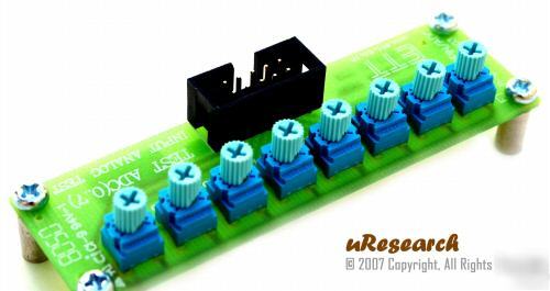 8-pot microcontroller interface basic stamp pic