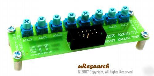 8-pot microcontroller interface basic stamp pic