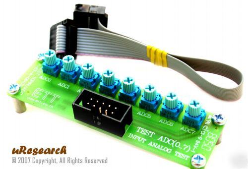 8-pot microcontroller interface basic stamp pic