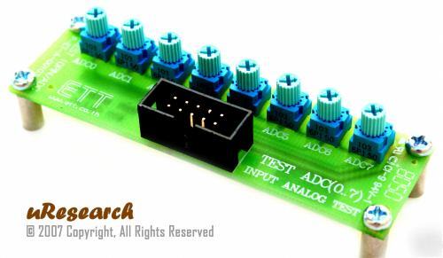 8-pot microcontroller interface basic stamp pic