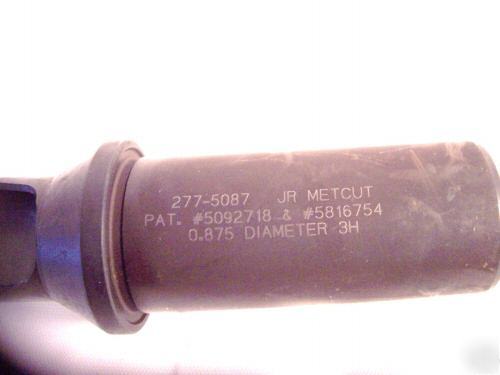 New - .875 dia. long indexable coolant drill w/inserts