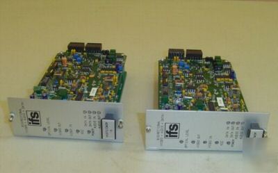 New international fiber systems ifs VAD7010WDM lot of 2 