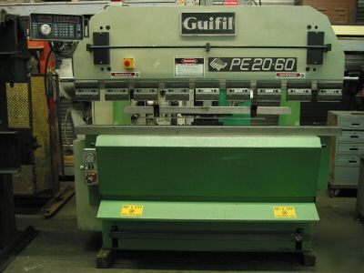 Guifil PE20-60 cnc hydraulic press brake up-acting 66 t