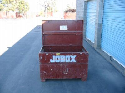 Jobox on-site storage chest with casters