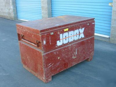 Jobox on-site storage chest with casters