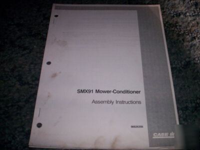Case ih SMX91 mower-conditioner assembly instructions