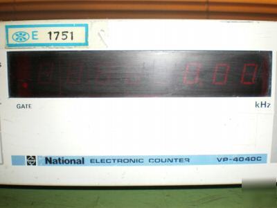 National matsushita electronic counter vp-4040C VP4040C