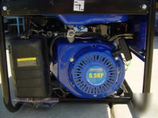 New 4000 watt portable gas emergency generator