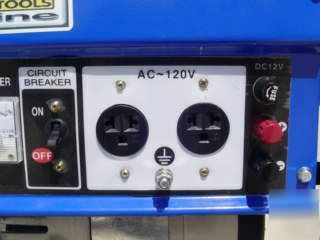 New 4000 watt portable gas emergency generator