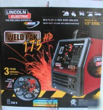 New lincoln electric weld-pak 175 hd 175HD mig welder 