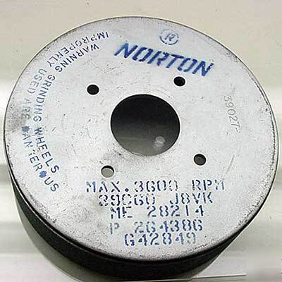 New norton 7X1-1/2X5 green grinding plate mounted wheel 