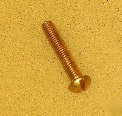 10 ea. brass screws 10-32 x 1