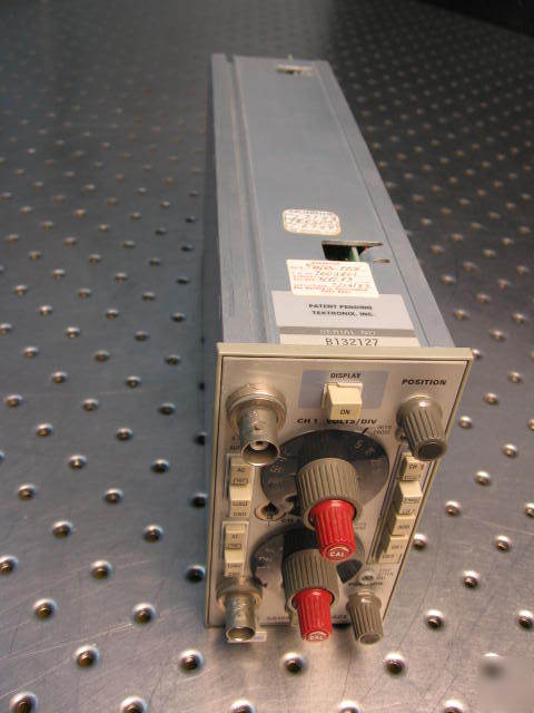 G37550 tektronix 5A18N dual trace ampl. plug-in