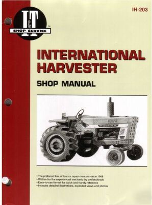 International ih 454 thru 1086 tractor workshop manual