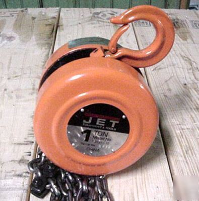 New jet 1 ton hand chain hoist model l-90 with 10' lift