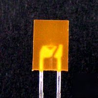 Orange 5MM x 2MM rectangular leds pack of 50