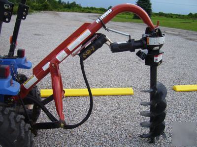 Rhino, 3 point hydraulic post hole digger & auger (lf)