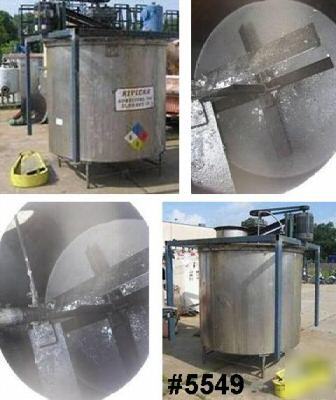 1,000 gallon mix tank - s/s - 10 hp