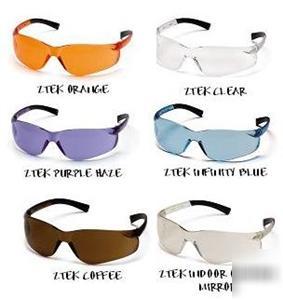 12 pair ztek safety glasses you pick from 6 colors