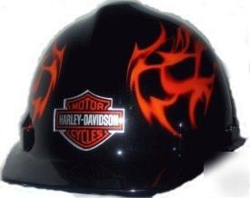 New harley davidson flames safety cap - 