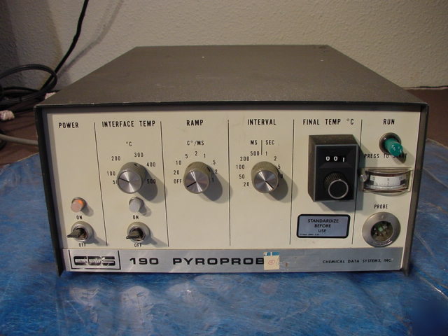 Chemical data systems pyroprobe 190