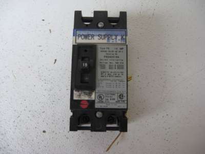 Cutler-hammer power supply k 2-pole circuit breaker