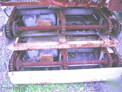 (2) pallet conveyor sections - chain type