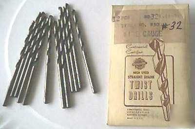 New usa made #32 jobber length drill bits 12 pack