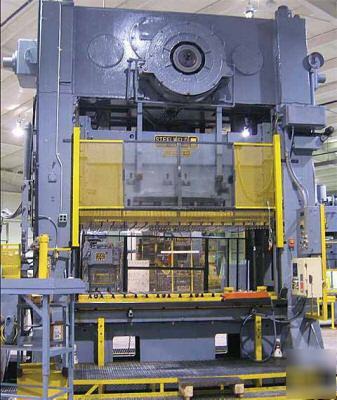 500 ton steelweld S2-500-108-48 ssdc press - see video