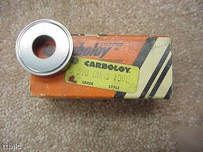 5PC rnmg-106E grade 370 carboloy round carbide insert.