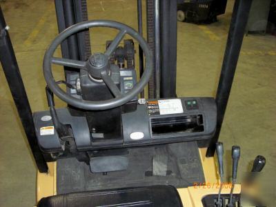 Hyster 5,000#, 5000# lpg cushion tired forklift (1996) 